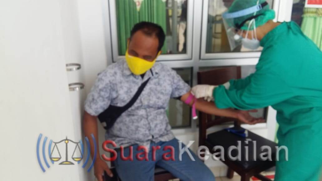 Rawan Terpapar Covid-19, LSM-Wartawan Di Kendal Di Rapid Test