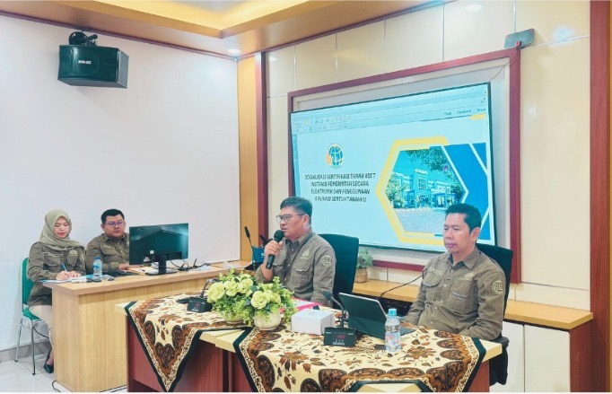 Kantah Kendal Sosialisasikan Sertipikat Aset Tanah Instansi Pemerintah Secara Elektronik dan Pengguna Aplikasi Sentuh Tanahku