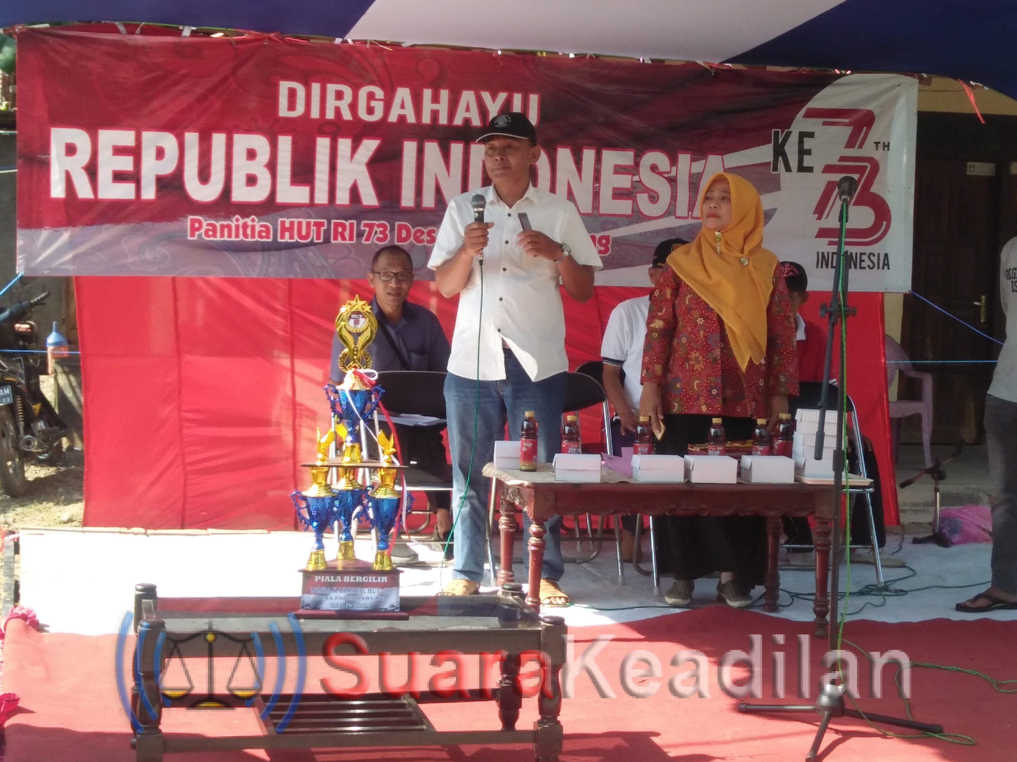 Peringati HUT RI ke 73 Warga Pagerdawung Selenggarakan Karnaval