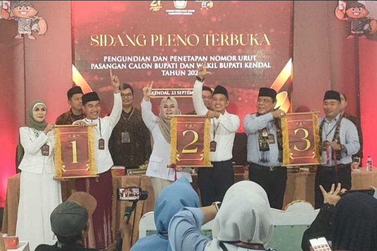 KPU Tetapkan Tika-Benny Nomor 1, Mirna-Riki 2 Dan Basuki-Nashri 3