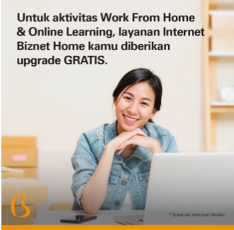 Dukung Program Bekerja Di Rumah, Biznet Tingkatkan Kapasitas Bandwidth