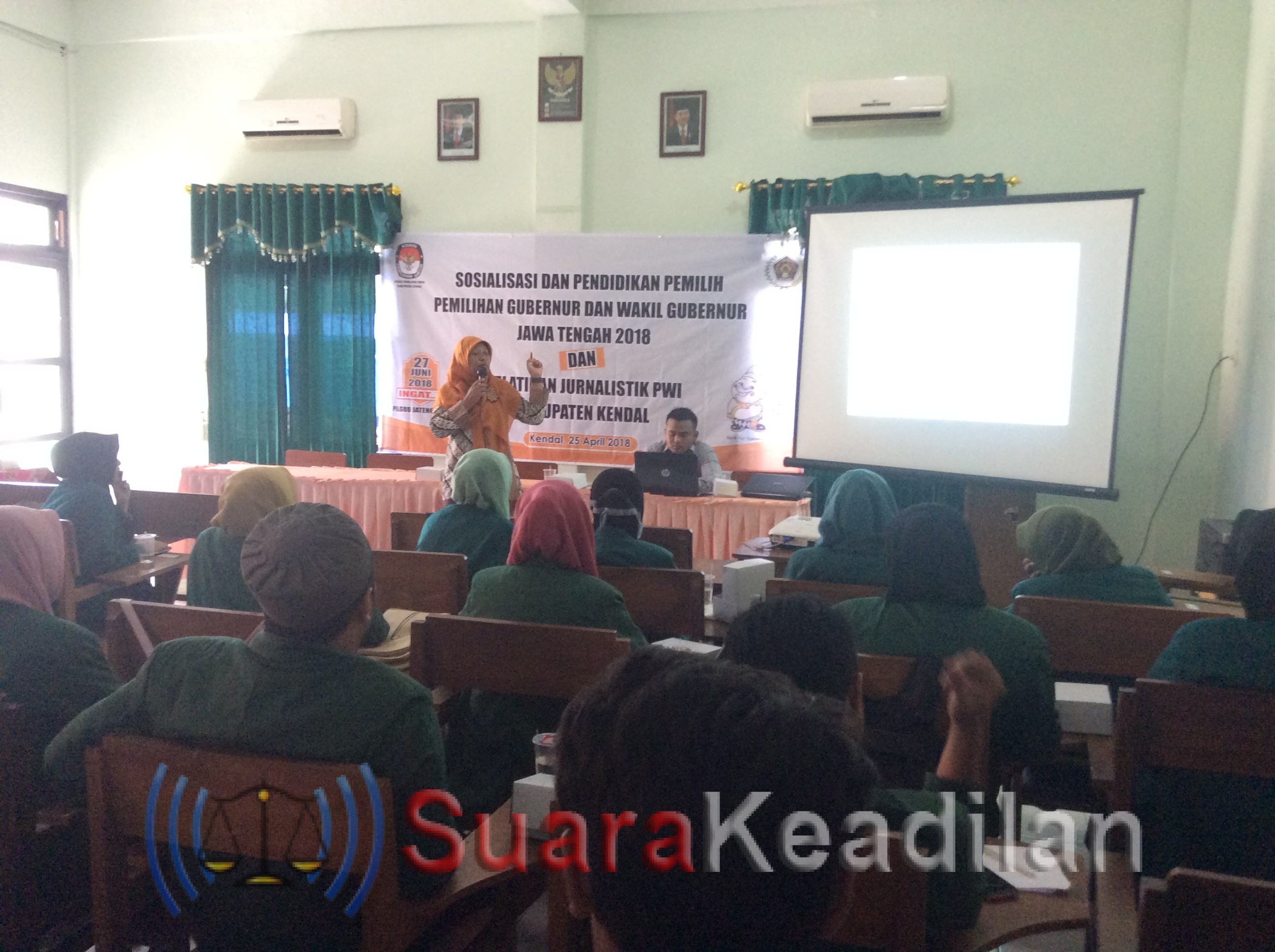 PWI-KPU Gelar Sosialisasi Pilgub-Pelatihan Jurnalistik