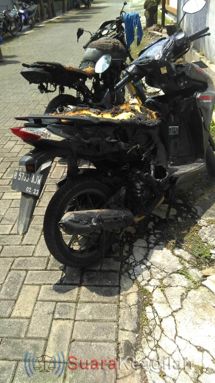 Kebakaran Motor Kembali Terjadi di Semarang