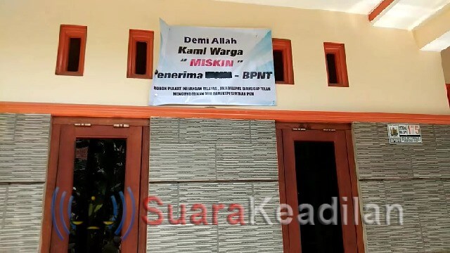 Tidak Malu, Puluhan Rumah Gedong Di Setempel Sebagai Warga Miskin