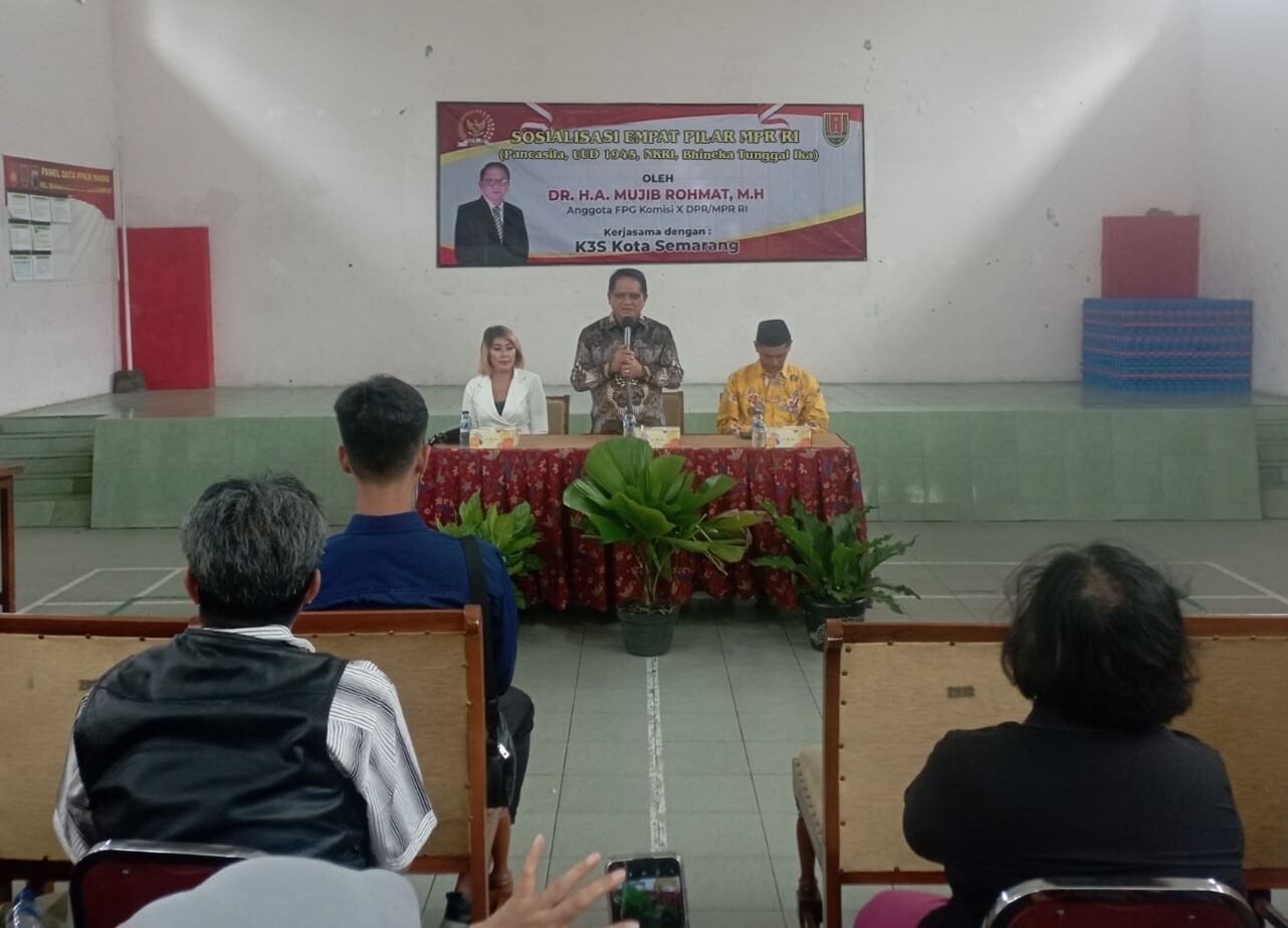 Mujib Rohmat Sosialisasi Empat Pilar Kebangsaan Dengan K3SD Se-Kota Semarang