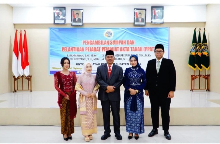 Pengambilan Sumpah dan Pelantikan Pejabat Pembuat Akta Tanah – Rabu, 3 September 2025