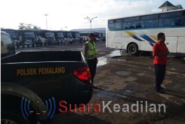 Patroli Tertibkan Parkir dan Pengamen Liar Polsek Pemalang