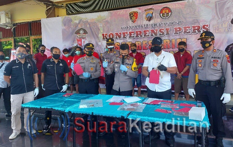 Sembilan Pelaku Curas Diamankan Polisi