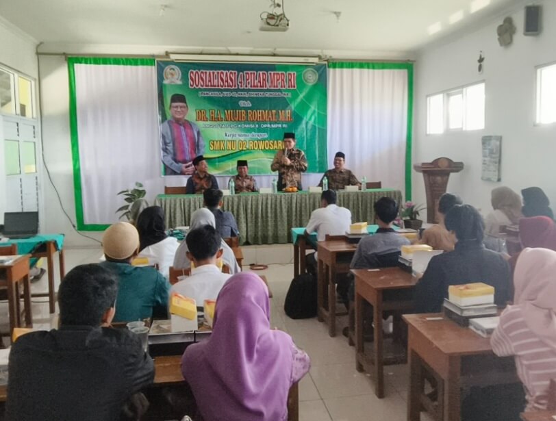 Mujib Rohmat Sosialisasi Empat Pilar Di Kecamatan Rowosari