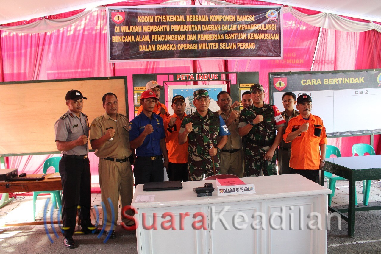 Kodim 0715 Gelar Pelatihan Tangani Bencana
