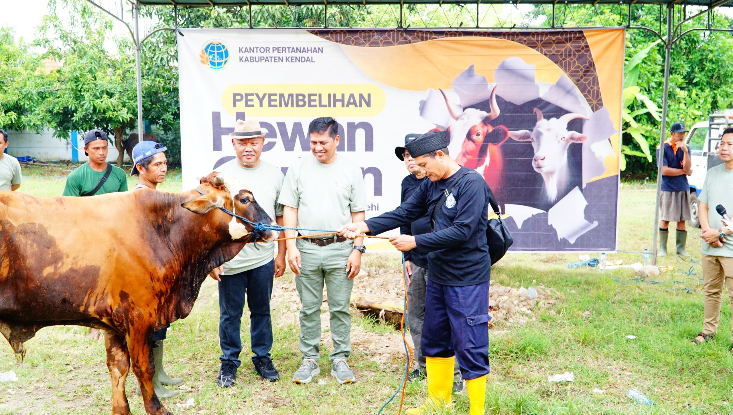 Pelaksanaan Penyembelihan Hewan Qurban Dalam Rangka Memperingati Hari Raya Idul Adha 1446 H
