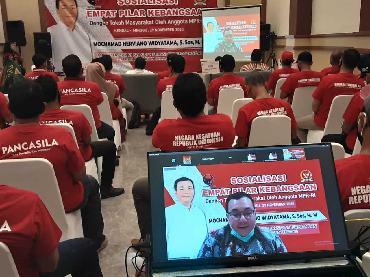 Sosialisasi 4 Pilar, Herviano Ajak Masyarakat Patuhi 3M