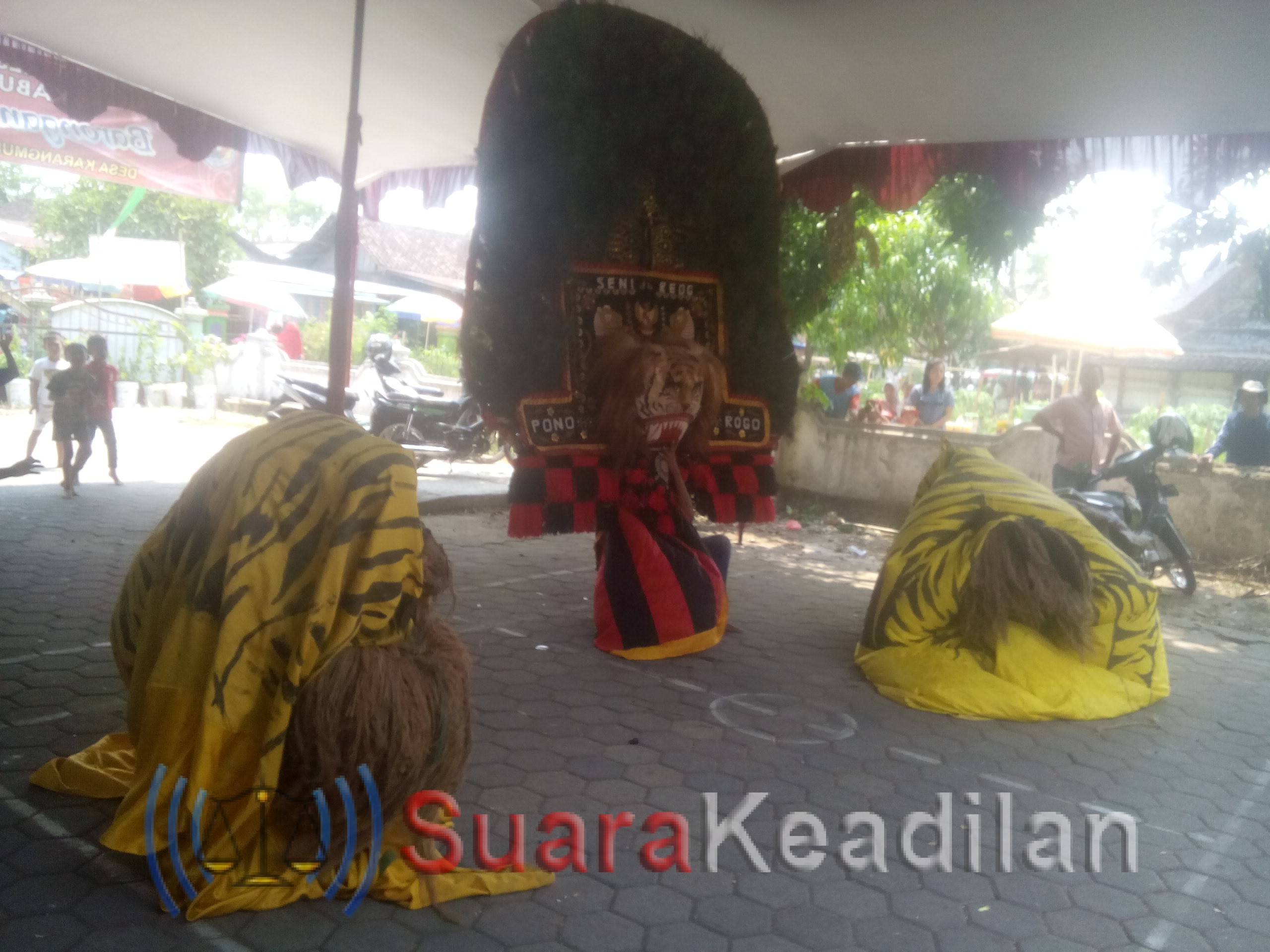 Kesenian Barongan dan Wayang Kulit Meriahkan Merti Desa Karangmulyo