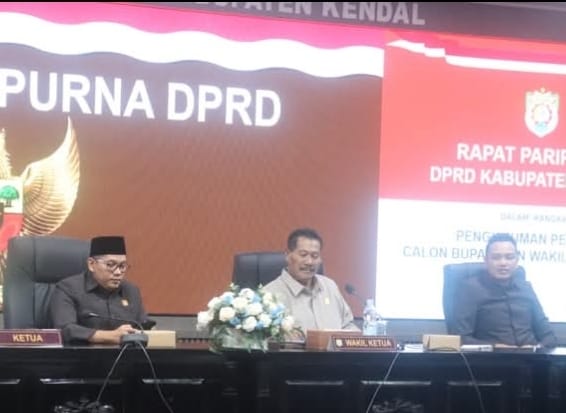 DPRD Kendal Gelar Paripurna Pengumuman Dan Penetapan Bupati Dan Wakil Bupati Terpilih