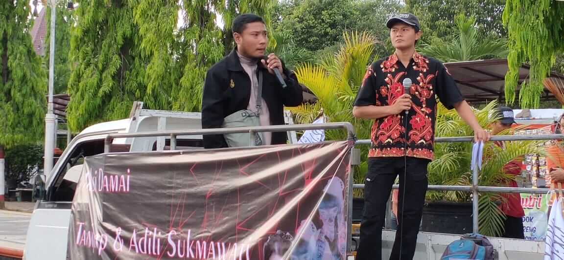 Sempat Tegang, Bendera Tauhid Dilarang Di Kibarkan Dalam Aksi Aliansi Umat Islam Di Blora