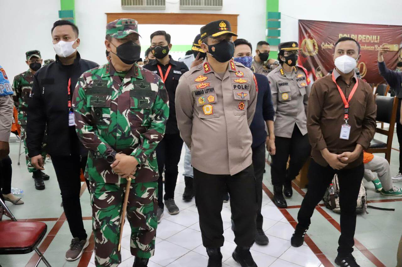 Kapolda Jateng Targetkan Setiap Polres Vaksinasi 4000 Perhari