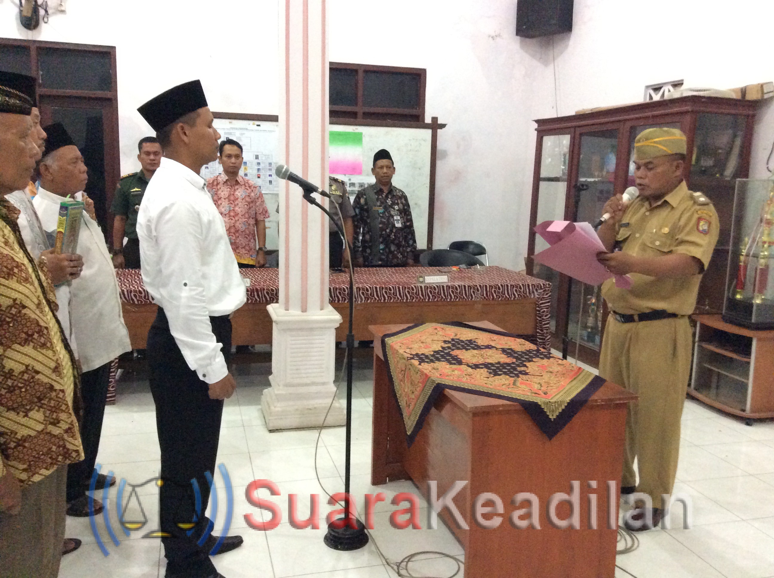 Awali Karir Jadi Staf, M.Alamin Dilantik Jadi Sekdes Purwokerto