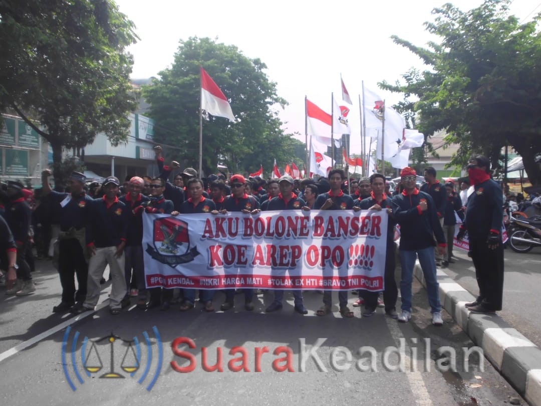 PGN Kendal Demo Tolak Kebangkitan HTI