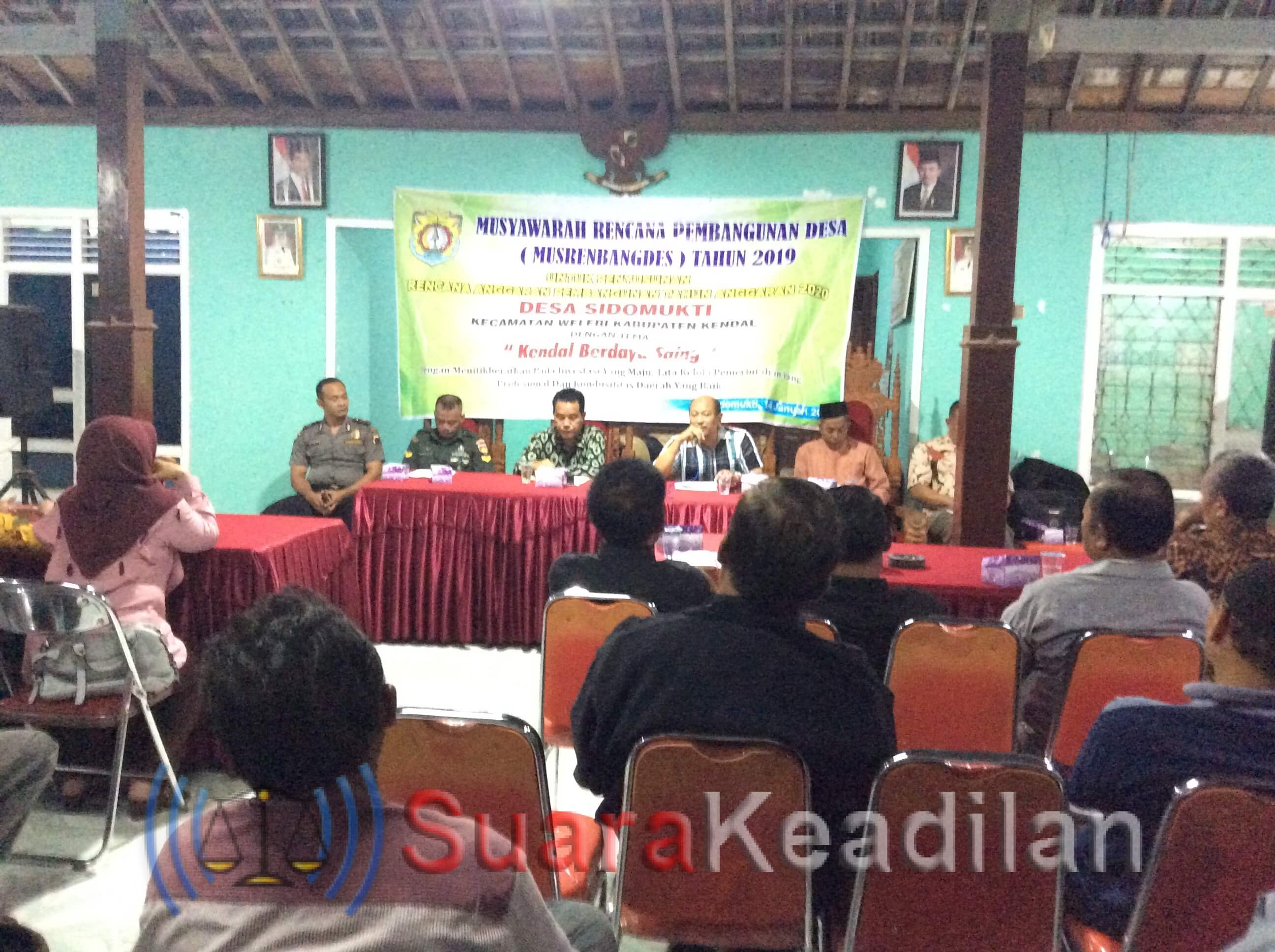 Musrenbangdes Sidomukti Usulkan Pembangunan Infrastruktur