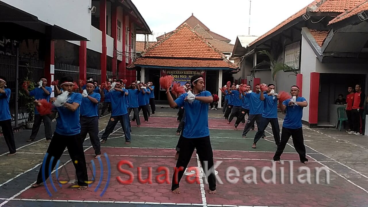 Warga Binaan Lapas IIA Kendal, Berpoco-Poco Ria Sambut Asian Games