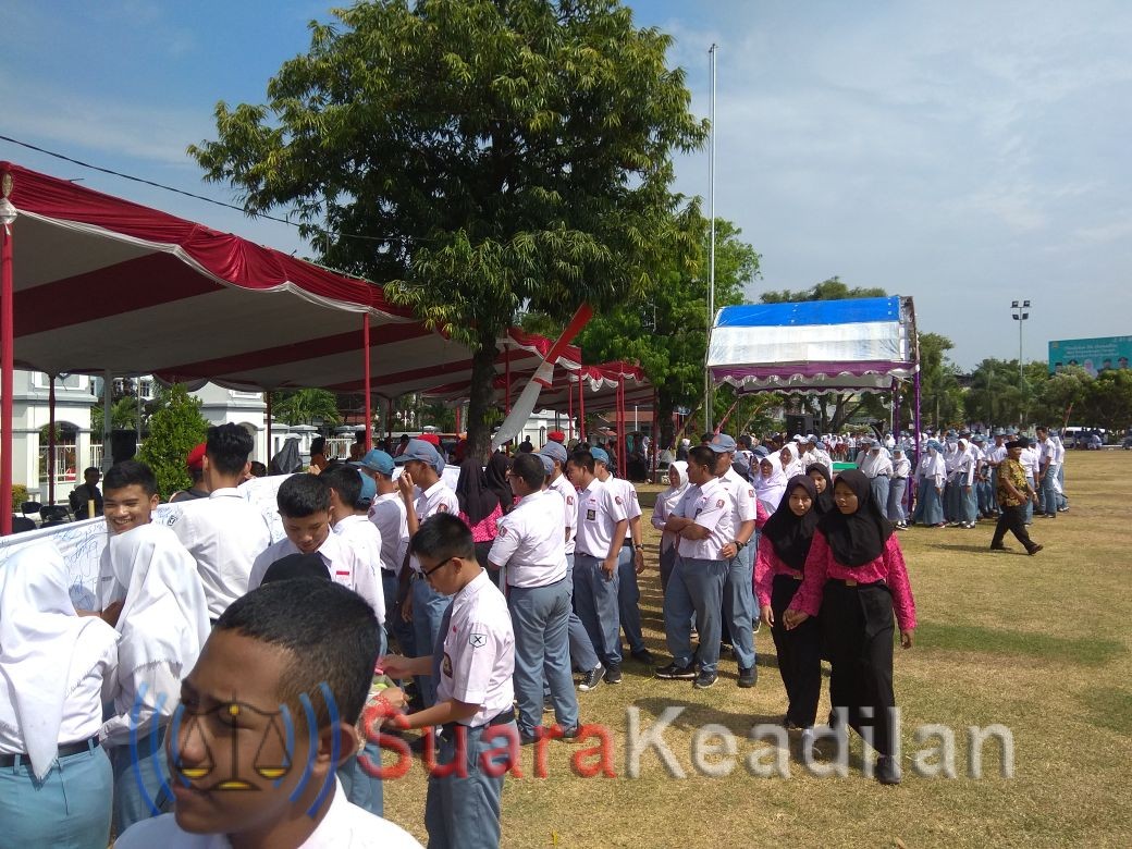 2500 Siswa Deklarasi Budaya Damai