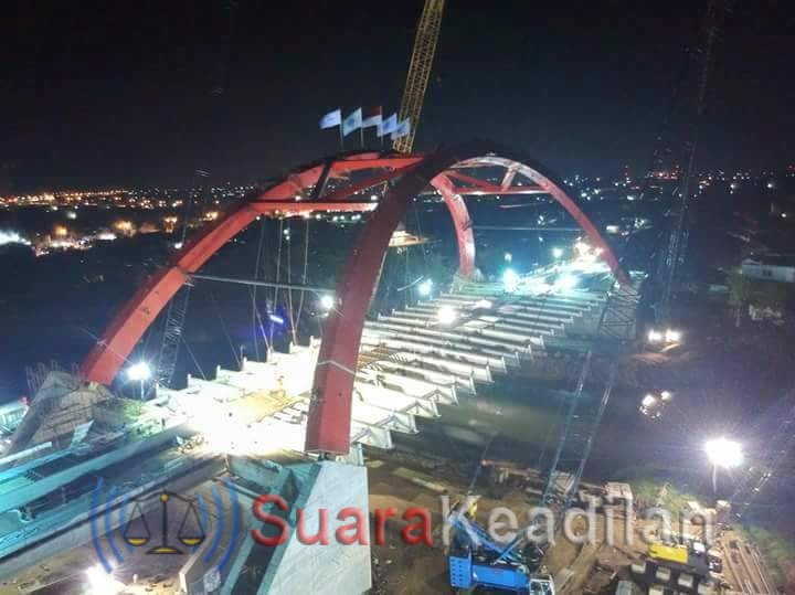 Jembatan GrinWel Kalikuto Dikebut 24 Jam Rabu Sore Siap Dilintasi