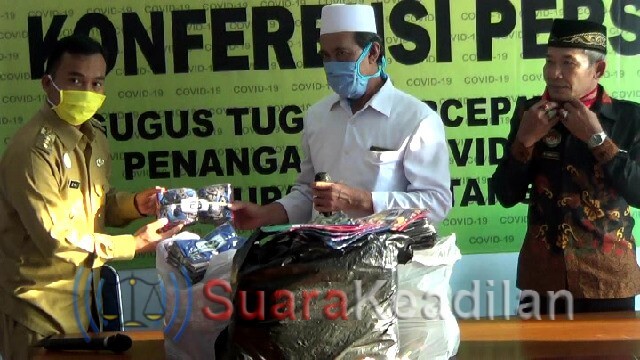 Peduli Covid-19, PPRT Batang Sumbang Ribuan Masker