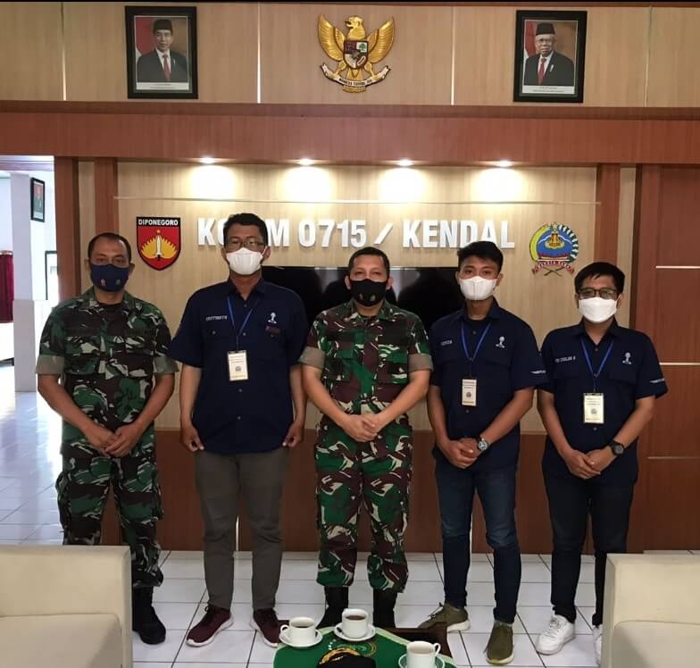 Hipmi-Kodim Kendal Siap Kerjasama Pengembangan Leadership