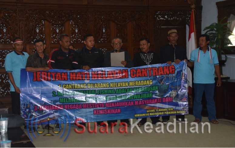 Ratusan Nelayan Minta Dukungan Bupati Wihaji Pelegalan Alat Tangkap Cantrang