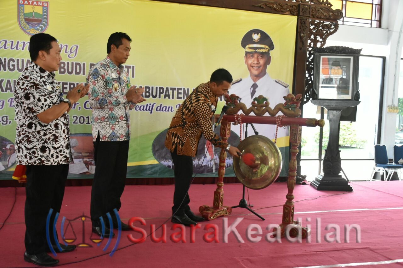 Wihaji bersama Disdikbud batang Launching Gerakan Penguatan Budi Pekerti