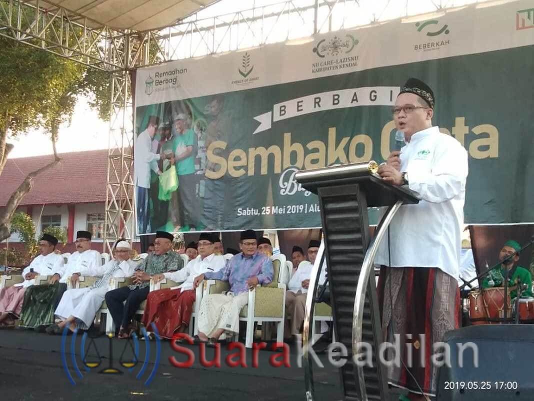 Lazisnu Bagikan 3.270 Paket Sembako Senilai 400 Juta