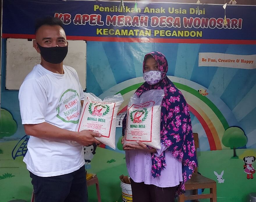 Nyaris Tutup, PAUD KB Apel Merah Desa Wonosari Bangkit Dengan BUMPAUD