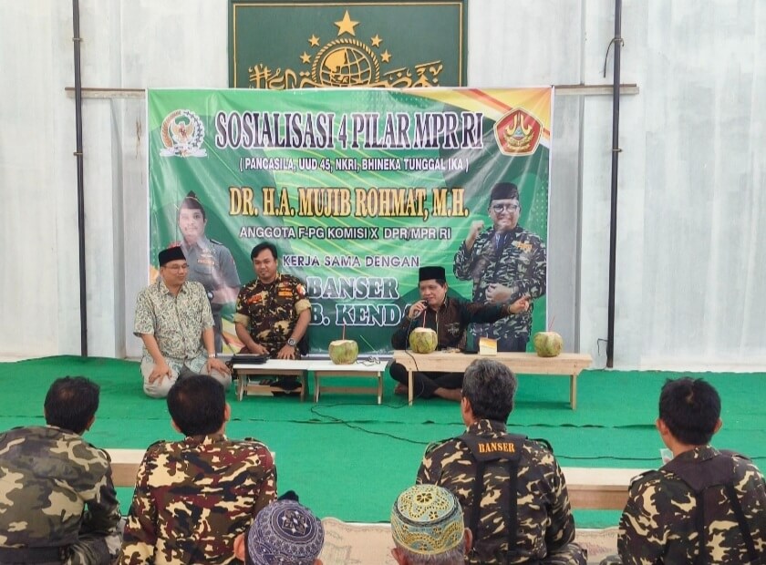 Ansor Dan Banser Kecamatan Kota Kendal, Diminta Jadi Garda Terdepan Penjaga Empat Pilar MPR