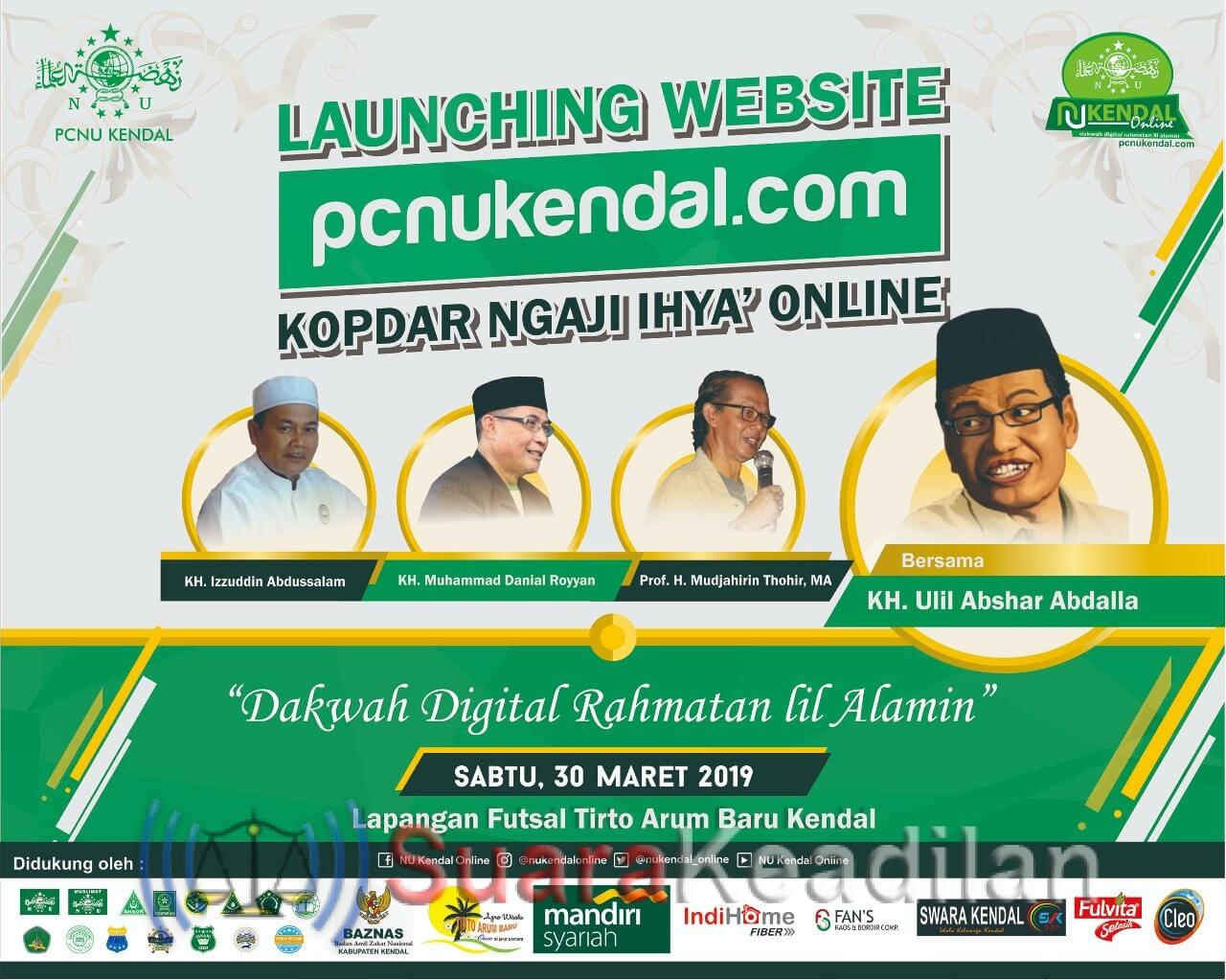 PCNU Siap Launching Website,Acara Dikemas Ngopi Bareng Gus Ulil