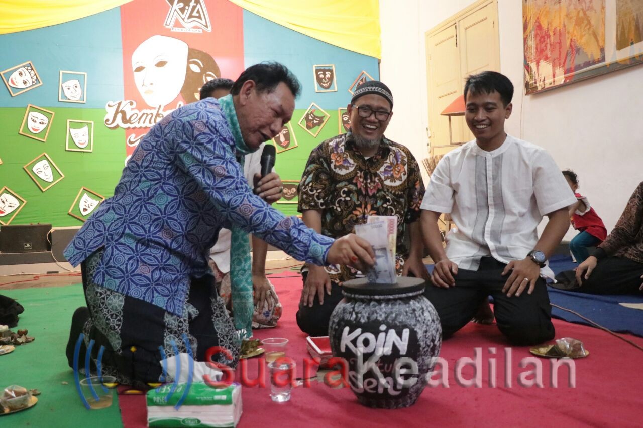 Bangkitkan Kesenian Daerah, Saelany machfudz Launching Koin Teater Kita