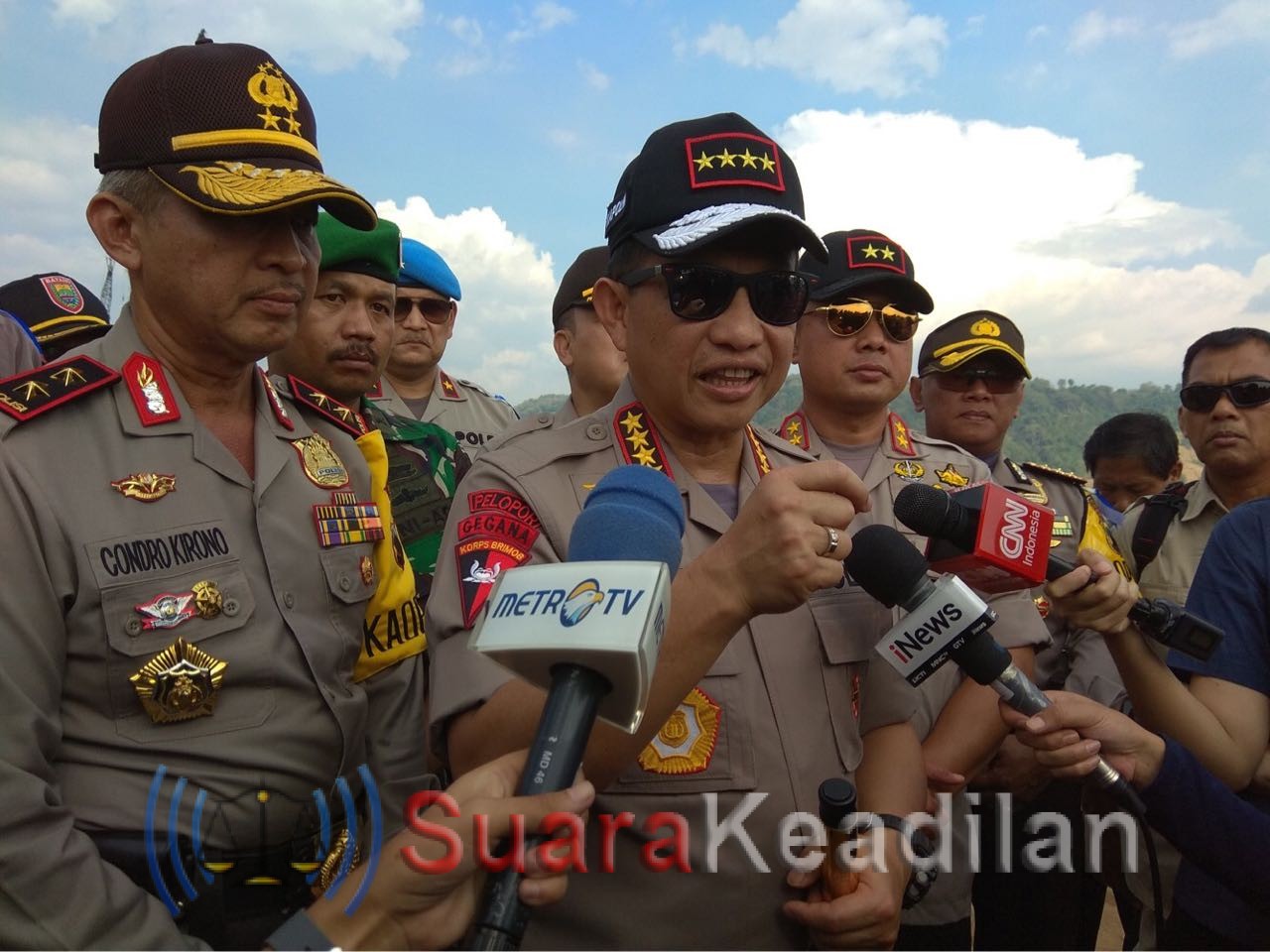 Kapolri Tinjau Arus Balik di Tol Fungsional Kendal