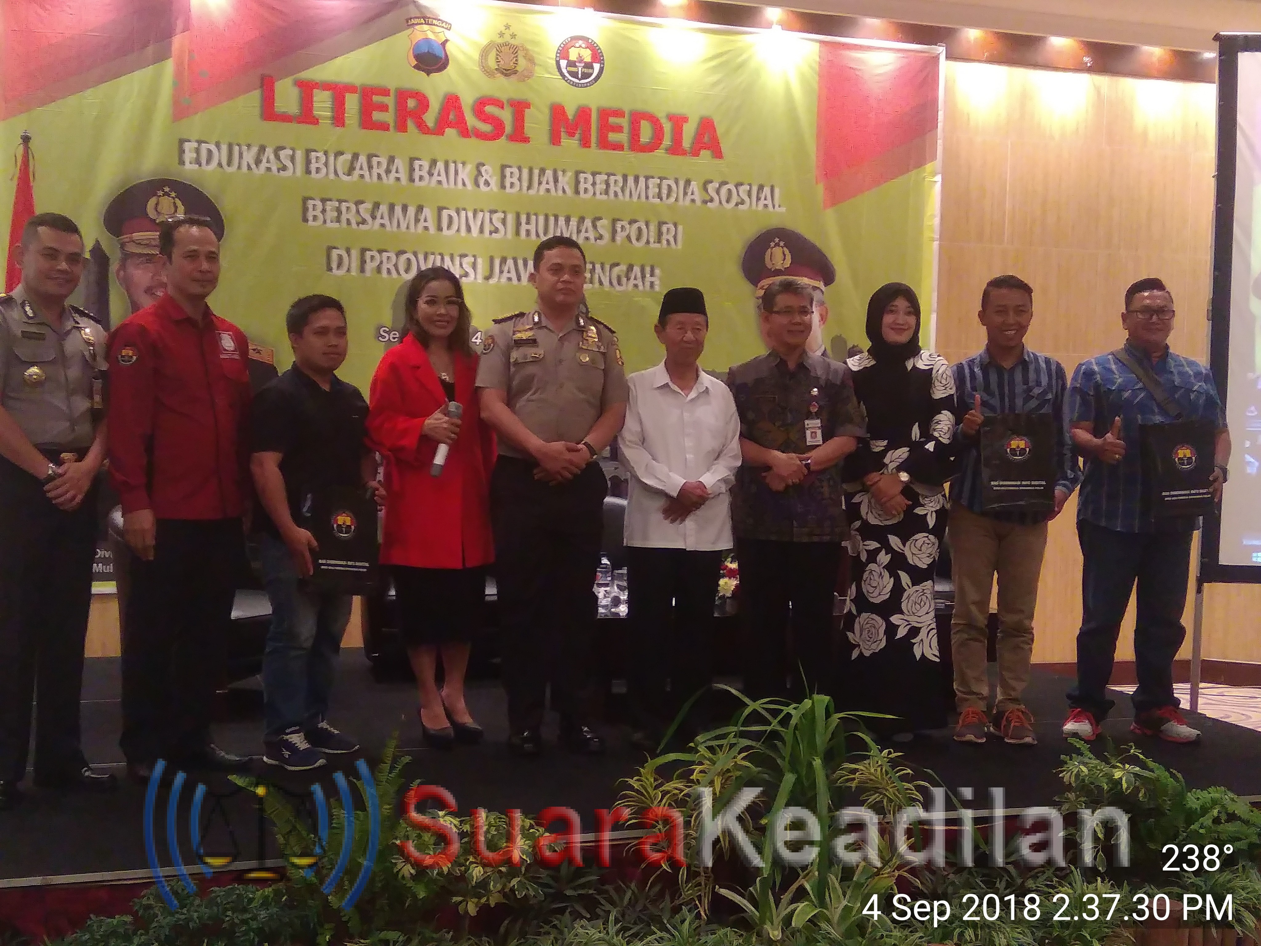 Humas Polri Gelar Literasi Media Di Semarang