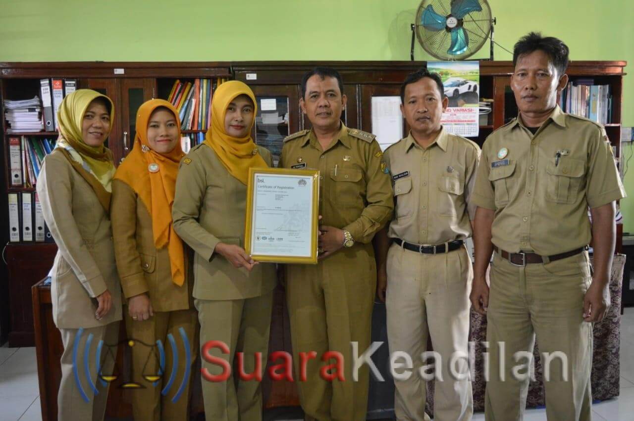 Kecamatan Pekalongan Barat Peroleh Sertifikat ISO 9001:2015