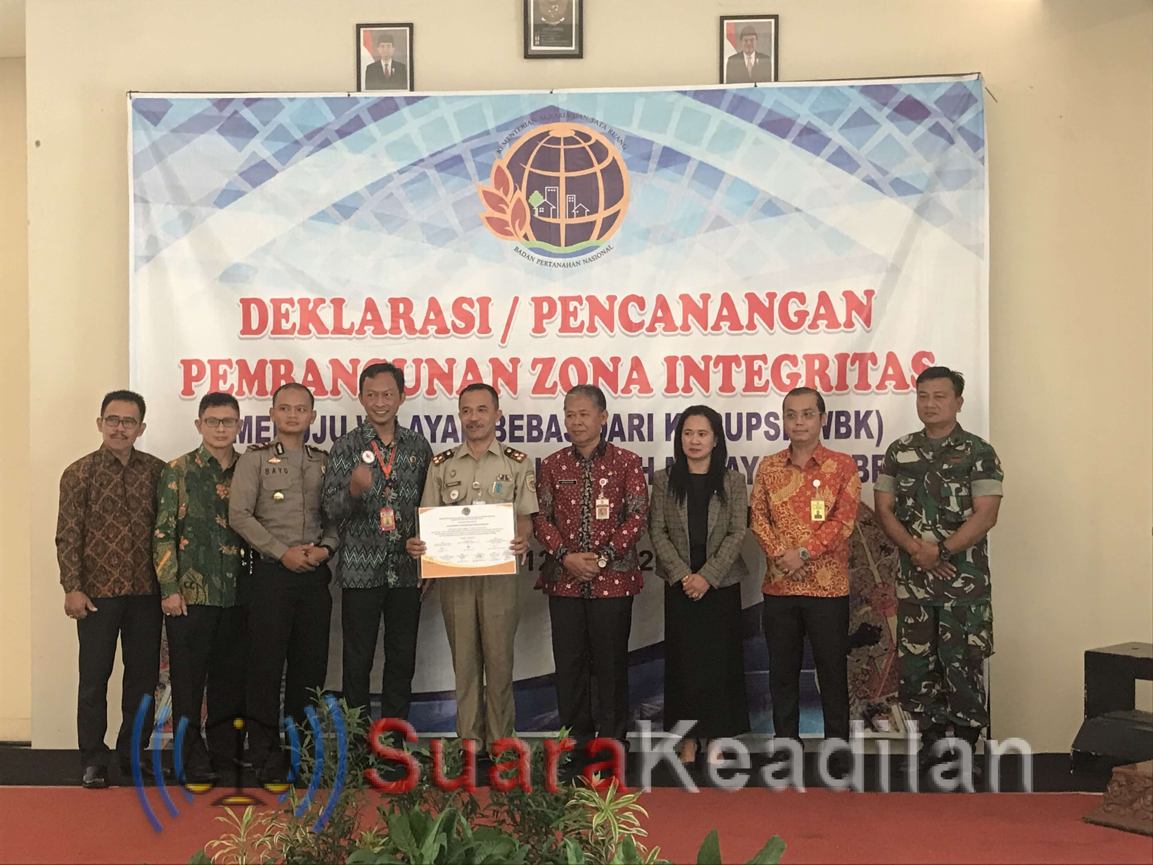 Kantor Pertanahan Kabupaten Kendal Canangkan Pembangunan Zona Integritas
