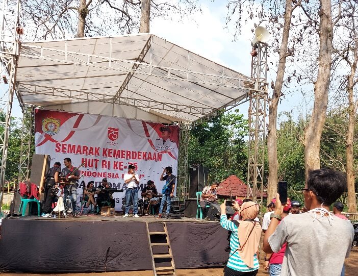Meriahkan HUT Kemerdekaan RI Ke-75, Pemdes Sidomakmur Gelar Panggung Hiburan-Pasar Rakyat