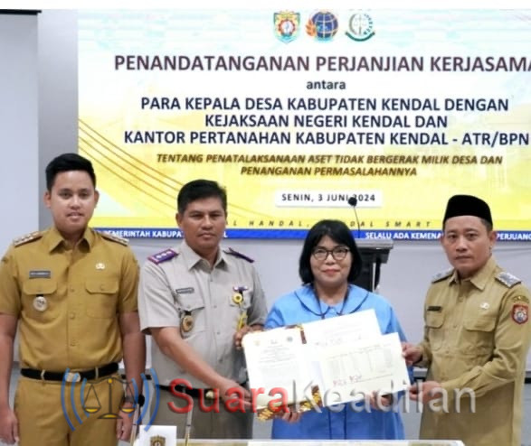 Optimalkan Aset Desa Mangkrak, Pemkab, BPN Dan Kejaksaan MoU Kerjasama