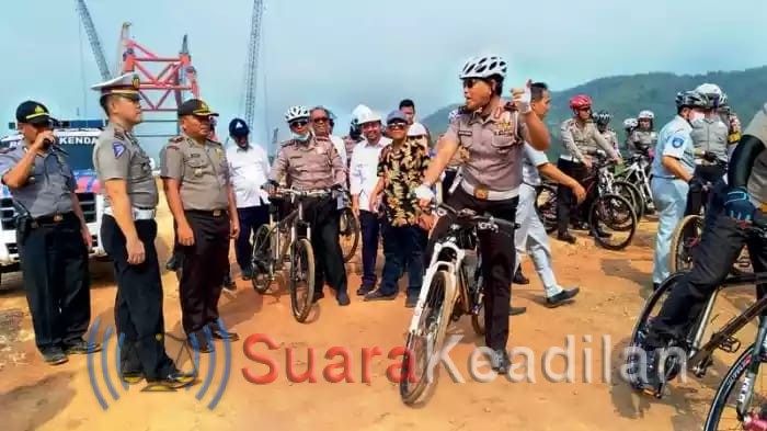 Pastikan Tol Batang – Semarang Bisa Dilewati Pemudik, Kakorlantas Ngonthel