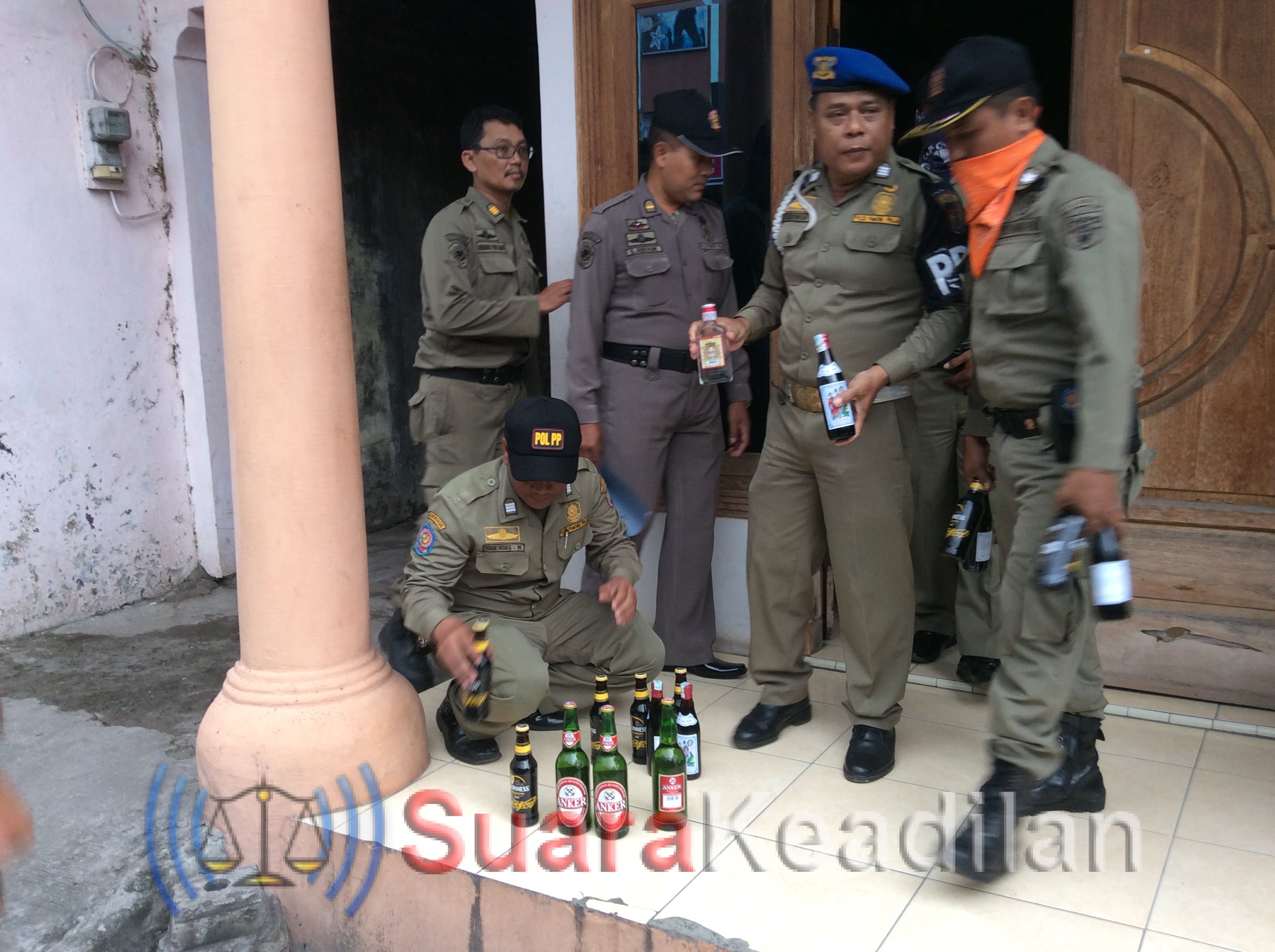 Diduga Razianya Bocor, Razia Miras Di Gambilangu Cuma Sita 50 Botol