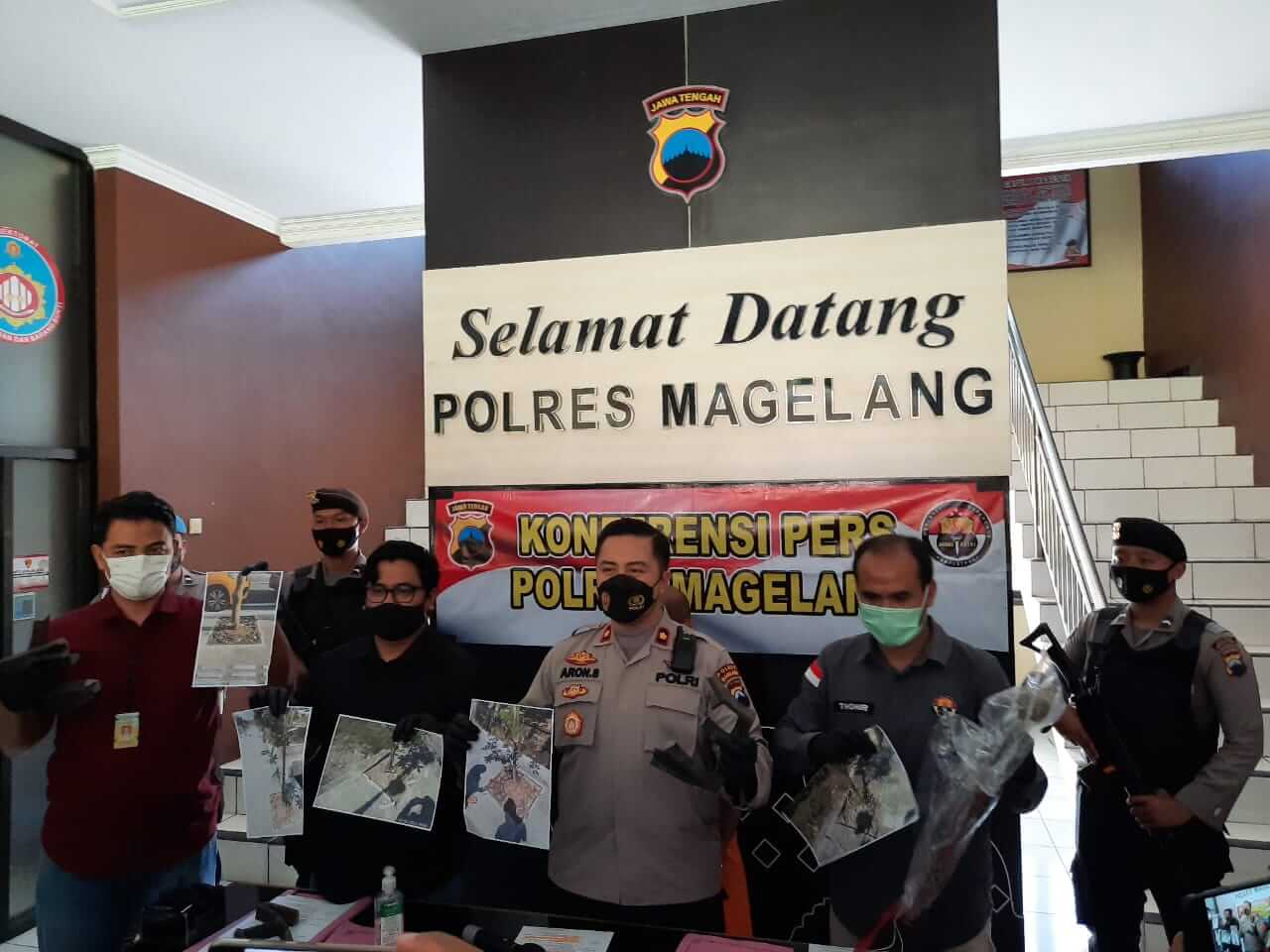 Residivis Pencurian Besi Trees Grate, Diamankan Polres Magelang 