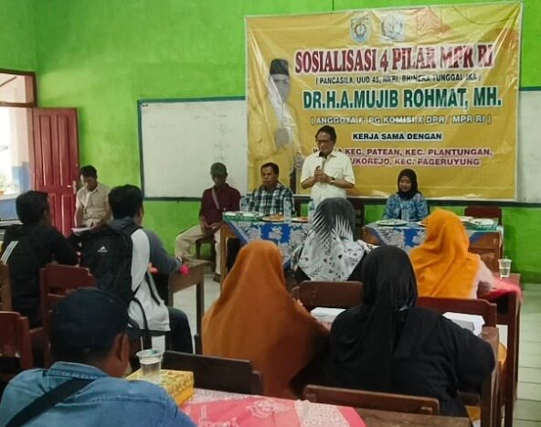 Mujib Rohmat Ajak Warga Sukorejo Implementasikan Nilai Empat Pilar Kebangsaan