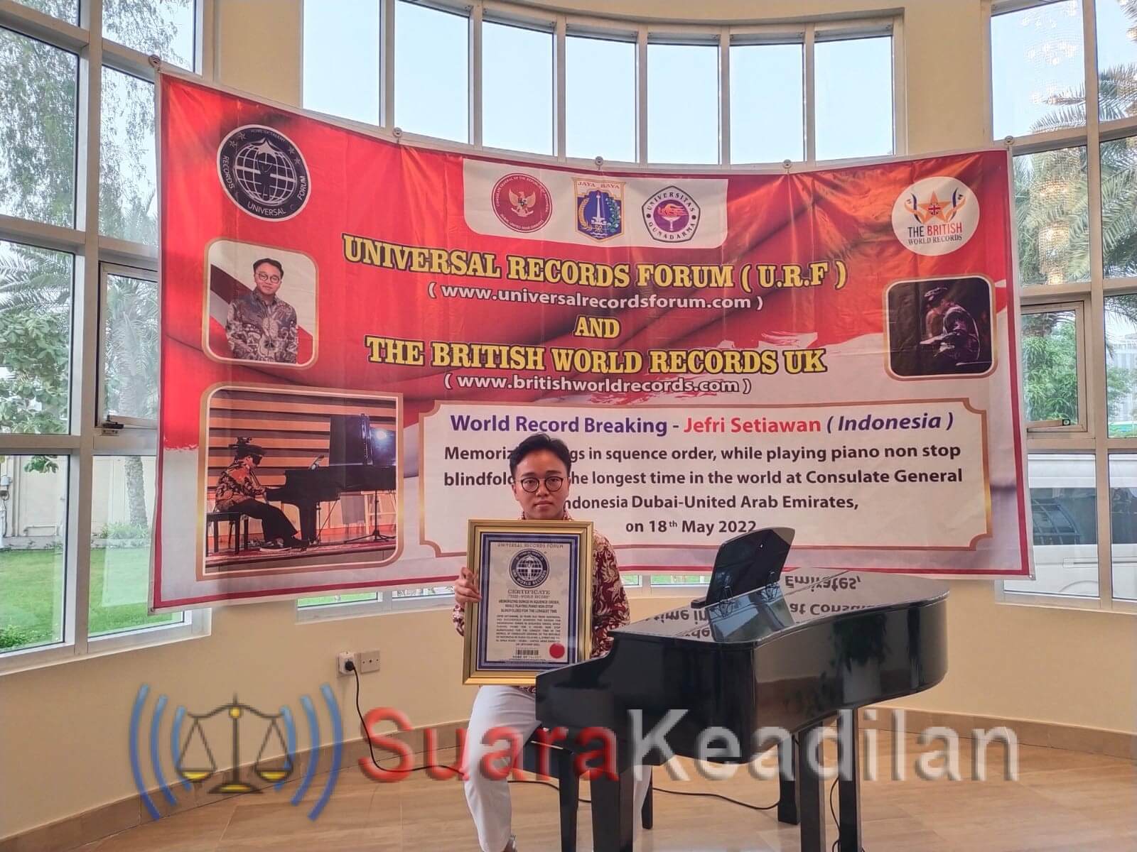 Jefri Setiawan Kembali Pecahkan Dua Rekor Bergengsi Dunia