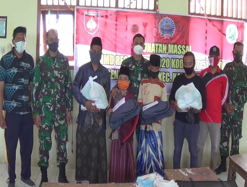 Khitanan Massal Di TMMD Dilakukan Dengan Protokol Kesehatan Ketat