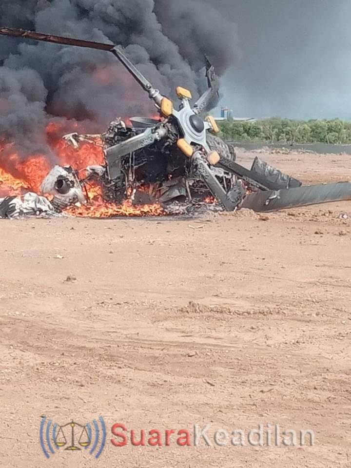 Helikopter Milik Penerbad Terjatuh Di KIK, Sejumlah Penumpang Diyakini Meninggal, Lainya Luka-Luka