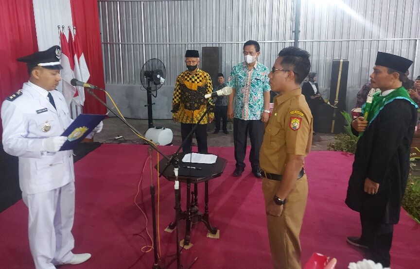 Mahfud Awaludin Dilantik Jadi Kaur Keuangan Desa Rowosari