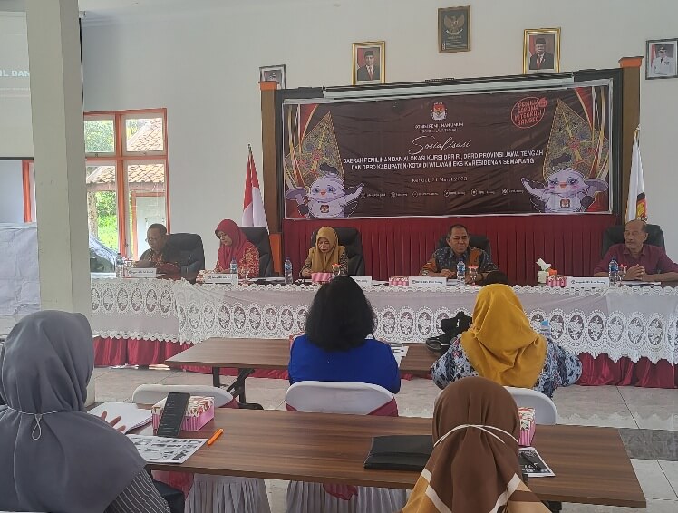 KPU Jateng, Sosialisasi Dapil Dan Kursi DPR RI, DPRD Provinsi Jateng Hingga DPRD Kendal